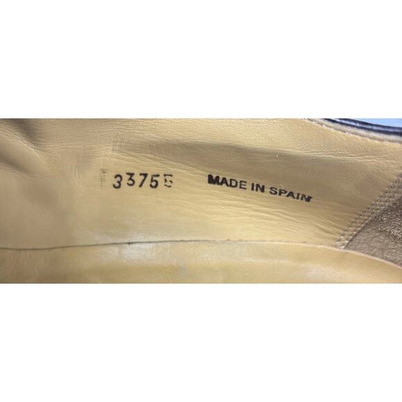 Mezlan Platinum Brown Genuine Ostrich Leather Men Size 16 M Made in Spain main image 8